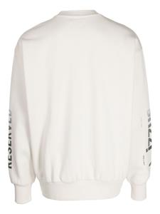 Izzue Sweater met logoprint - Beige