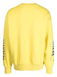 Izzue Sweater met logopatch - Geel