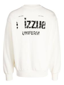 Izzue Sweater met logoprint - Wit