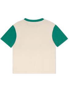 Gucci Kids Gestreept T-shirt - Groen