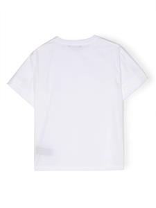 Balmain Kids short-sleeve cotton T-shirt - Wit
