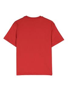 MSGM Kids T-shirt met logoprint - Rood