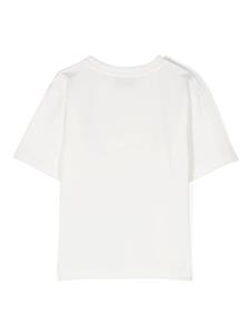 Moschino Kids T-shirt met teddybeerprint - Wit