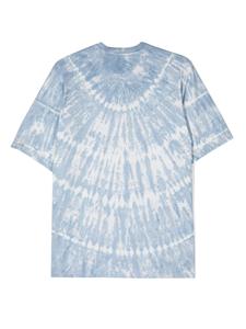 Dsquared2 Kids T-shirt met tie-dye print - Blauw