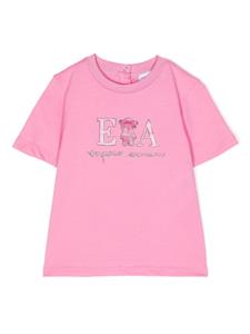 Emporio Armani Kids Twee T-shirts met logoprint - Roze