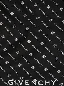Givenchy logo-print silk scarf - Zwart