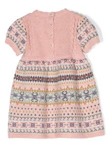 Ralph Lauren Kids Gebreide jurk - Roze