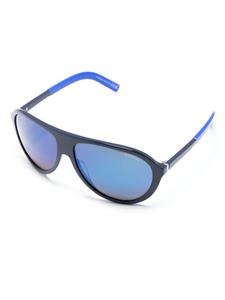 Moncler Eyewear Roque zonnebril met piloten montuur - Blauw