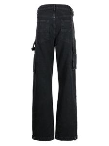 AMIRI mid-rise straight-leg jeans - Zwart