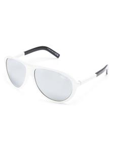 Moncler Eyewear Caribb zonnebril met piloten montuur - Wit
