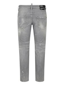 Dsquared2 Jeans met verfspetters - Grijs