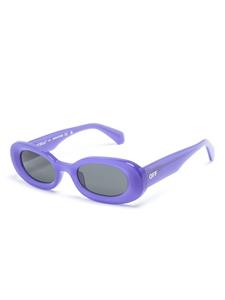 Off-White Eyewear Amalfi zonnebril met ovalen montuur - Paars