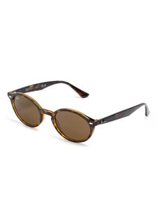 Ray-Ban tortoiseshell-effect oval-frame sunglasses - Bruin