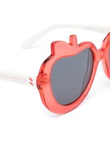 Stella McCartney Eyewear Zonnebril met appel montuur - Rood