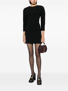 Versace Mini-jurk met ronde schouders - Zwart