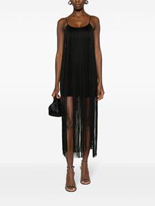 Alexander Wang Midi-jurk met spaghettibandjes - Zwart