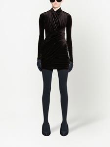 Balenciaga Fluwelen mini-jurk - Zwart