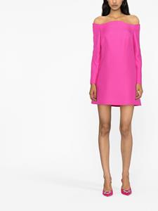 Valentino Off-shoulder mini-jurk - Roze