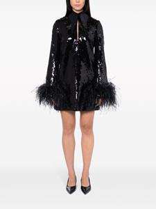 16Arlington Mini-jurk met pailletten - Zwart