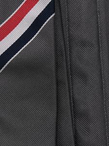 Thom Browne RWB-stripe silk tie - Grijs