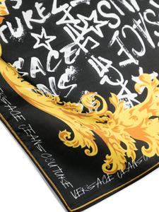 Versace Sjaal met logoprint - Zwart