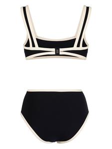 Lisa Marie Fernandez Tweekleurige bikini - Zwart