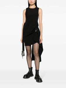 MOSCHINO JEANS Gedrapeerde mini-jurk - Zwart