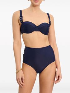 Rebecca Vallance High waist bikinislip - Blauw