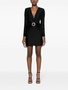 P.A.R.O.S.H. Mini-jurk met gesp-detail - Zwart
