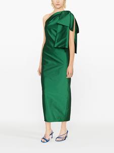 Bernadette Midi-jurk met strikdetail - Groen