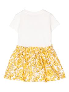 Versace Kids Mini-jurk met barokprint - Wit