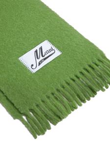 Marni Sjaal met logopatch - Groen
