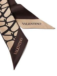 Valentino Zijden sjaal - Beige