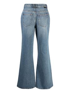 Balmain high-rise flared jeans - Blauw