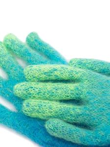 ERL Intarsia handschoenen - Blauw