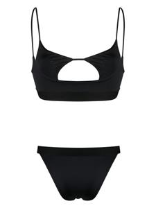 Off-White Bikini met logoprint - Zwart