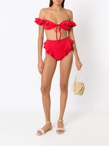 Clube Bossa Bikinitop met ruches - Rood