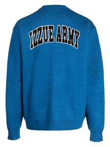 Izzue Intarsia trui - Blauw