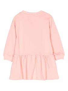 Kenzo Kids Jurk met logoprint - Roze