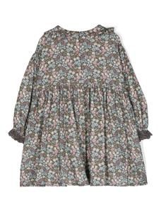 TOCOTO VINTAGE KIDS floral-print cotton dress - Grijs