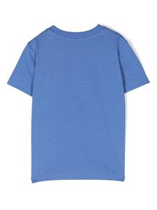 Ralph Lauren Kids T-shirt met teddybeerprint - Blauw