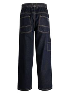 CHOCOOLATE Jeans met contrasterend stiksel - Blauw