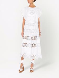 Dolce & Gabbana Culotte met borduurwerk - Wit