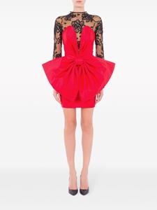 Moschino Mini-jurk met strikdetail - Rood