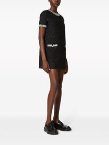 Valentino Tweed mini-jurk - Zwart