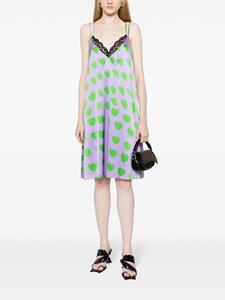 Natasha Zinko Mini-jurk met abstracte print - Paars