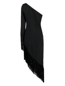 Taller Marmo Asymmetrische midi-jurk - Zwart