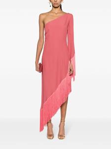 Taller Marmo Midi-jurk met franje - Roze