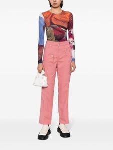 Feng Chen Wang High waist jeans - Roze