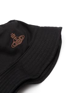 Vivienne Westwood Vissershoed met geborduurd logo - Zwart